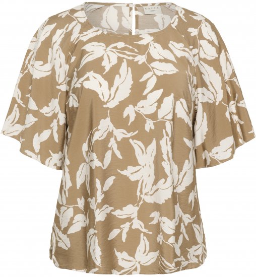Kaffe Curve Marla Blouse Oak Chalk Leaf - Palaidinės - 