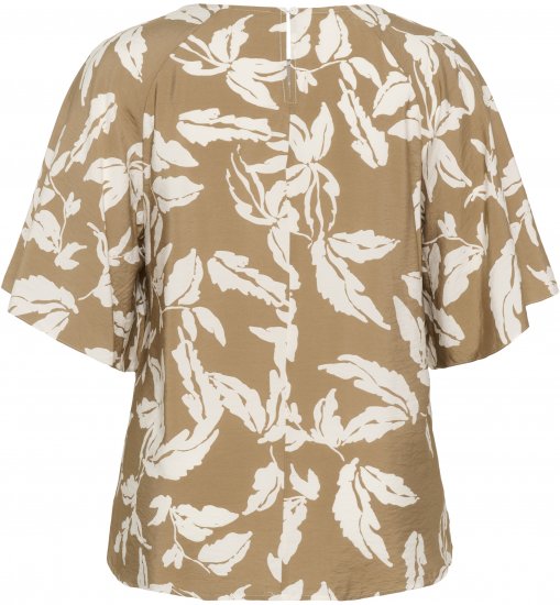 Kaffe Curve Marla Blouse Oak Chalk Leaf - Palaidinės - 