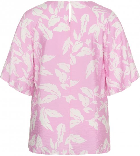 Kaffe Curve Marla Blouse Pink Frosting Chalk Leaf - Palaidinės - 