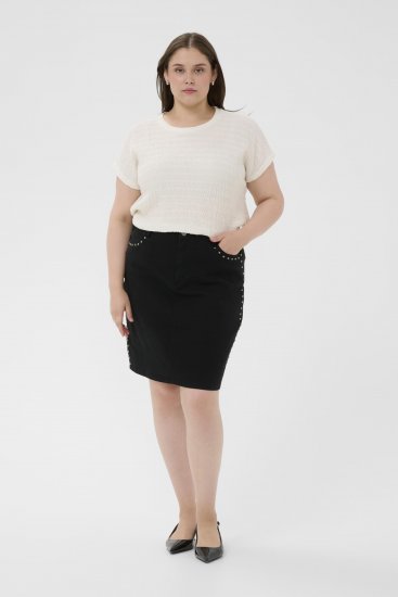 Kaffe Curve Felice Blouse Chalk - Palaidinės - 