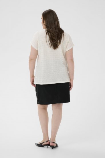 Kaffe Curve Felice Blouse Chalk - Palaidinės - 