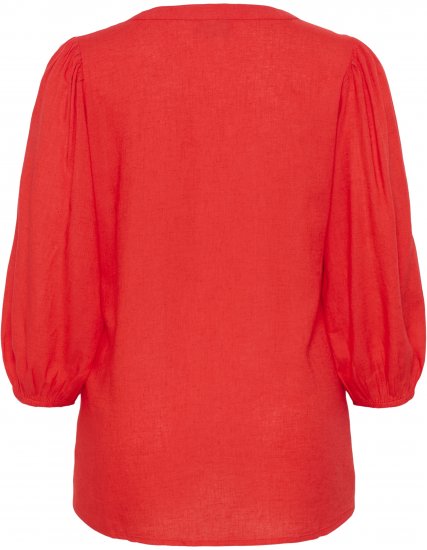 Kaffe Curve Mille Blouse Poppy Red - Palaidinės - 