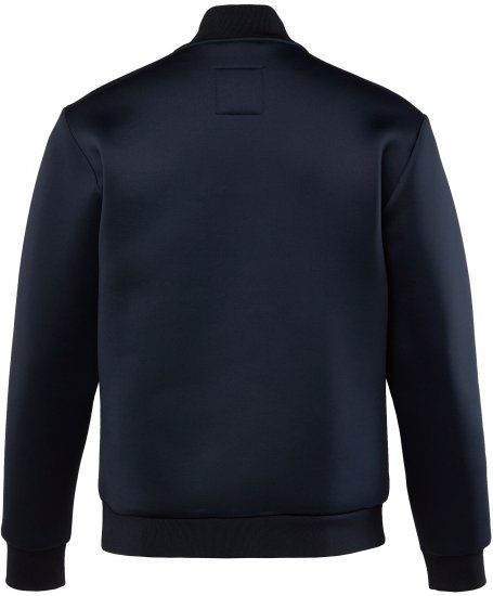 JP1880 College Jacket Scuba Fabric with Zipper Navy - Didelės vyriškos striukės - Didelės vyriškos striukės