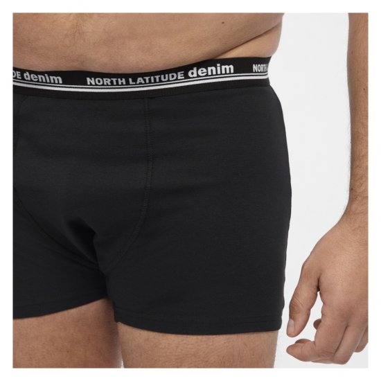 North Latitude 5-Pack Boxershorts Black - Boxer šortai - Vyriški dideli boxer šortai