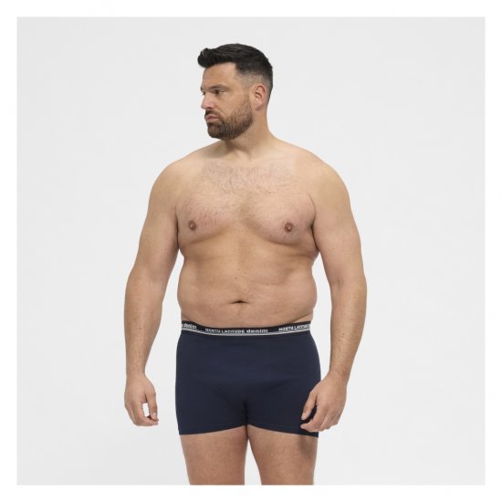 North Latitude 5-Pack Boxershorts Navy - Boxer šortai - Vyriški dideli boxer šortai