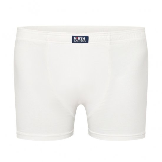 North Latitude Trunks Underwear White - Boxer šortai - Vyriški dideli boxer šortai