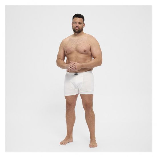North Latitude Trunks Underwear White - Boxer šortai - Vyriški dideli boxer šortai