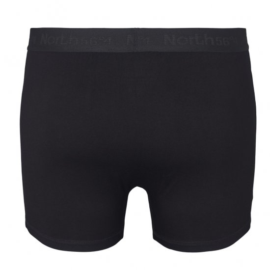 North Latitude Bamboo 2-Pack Trunks Black - Boxer šortai - Vyriški dideli boxer šortai