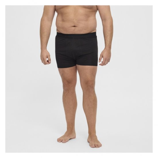 North Latitude Bamboo 2-Pack Trunks Black - Boxer šortai - Vyriški dideli boxer šortai