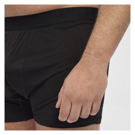 North Latitude Bamboo 2-Pack Trunks Black - Boxer šortai - Vyriški dideli boxer šortai