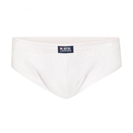 North Latitude Brief Underwear White - Trumpikės - Vyriškos trumpikės Dideli Dydžiai