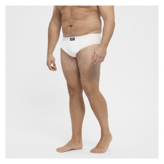 North Latitude Brief Underwear White - Trumpikės - Vyriškos trumpikės Dideli Dydžiai
