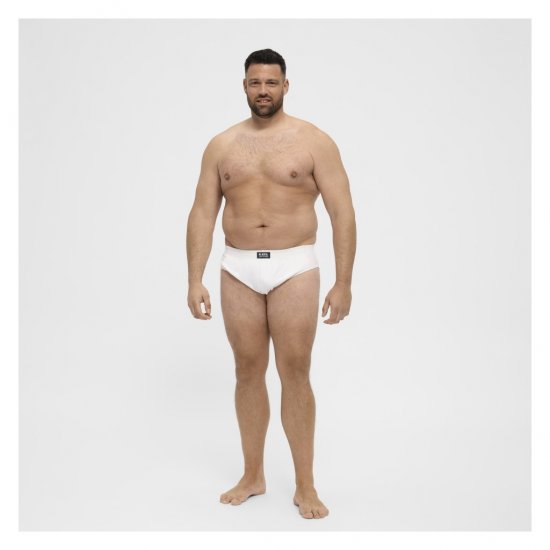 North Latitude Brief Underwear White - Trumpikės - Vyriškos trumpikės Dideli Dydžiai