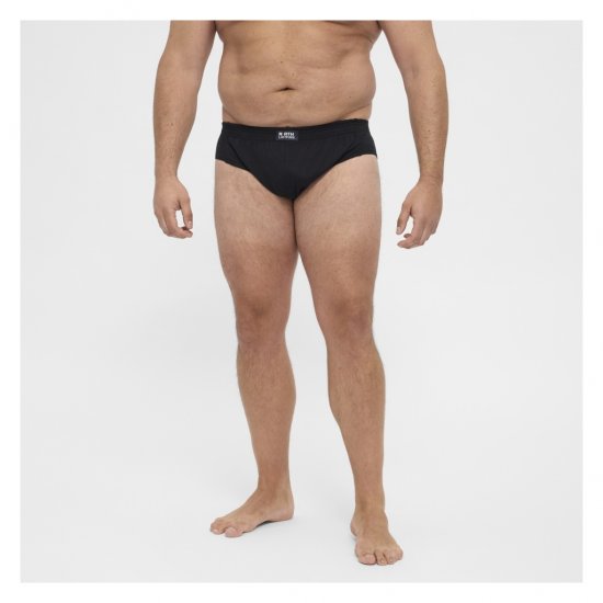 North Latitude Brief Underwear Black - Trumpikės - Vyriškos trumpikės Dideli Dydžiai
