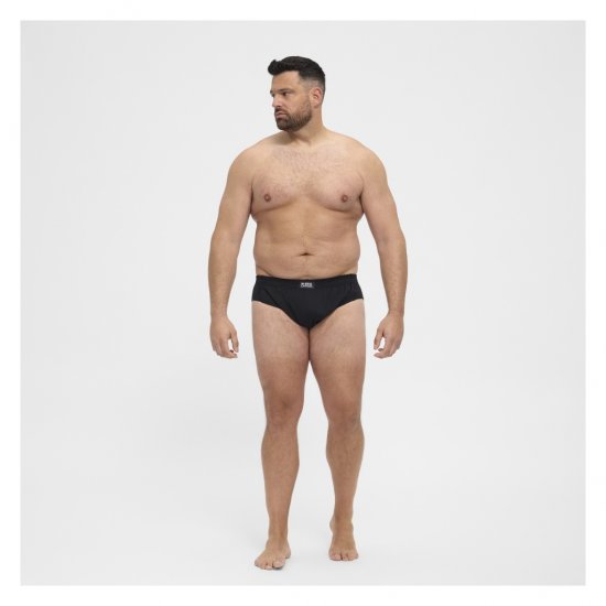 North Latitude Brief Underwear Black - Trumpikės - Vyriškos trumpikės Dideli Dydžiai