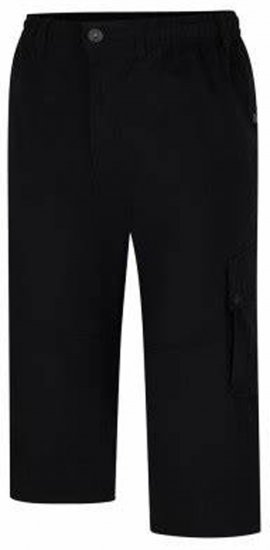 Espionage TR062 Ripstop 3/4 Cargp Trousers Black - Didelių dydžių Cargo stiliaus kelnės vyrams - Didelių dydžių Cargo stiliaus kelnės vyrams
