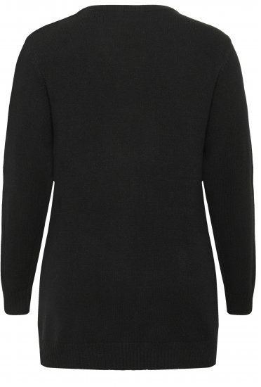 Kaffe Curve Alianna Knit Cardigan Black Deep - Kardiganai - 