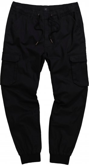 JP1880 Cargo Trousers with Many Pockets Stretchy Black - Džinsai ir kelnės - Džinsai ir Kelnės - W40-W70