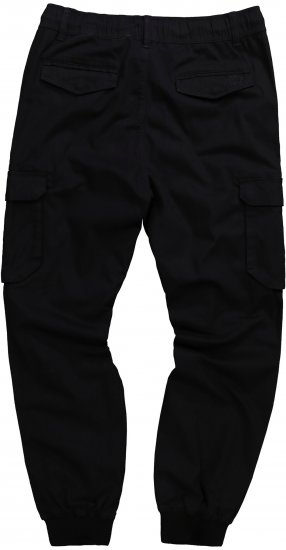 JP1880 Cargo Trousers with Many Pockets Stretchy Black - Džinsai ir kelnės - Džinsai ir Kelnės - W40-W70