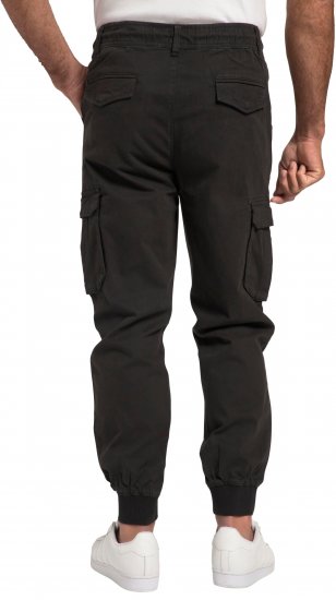 JP1880 Cargo Trousers with Many Pockets Stretchy Black - Džinsai ir kelnės - Džinsai ir Kelnės - W40-W70