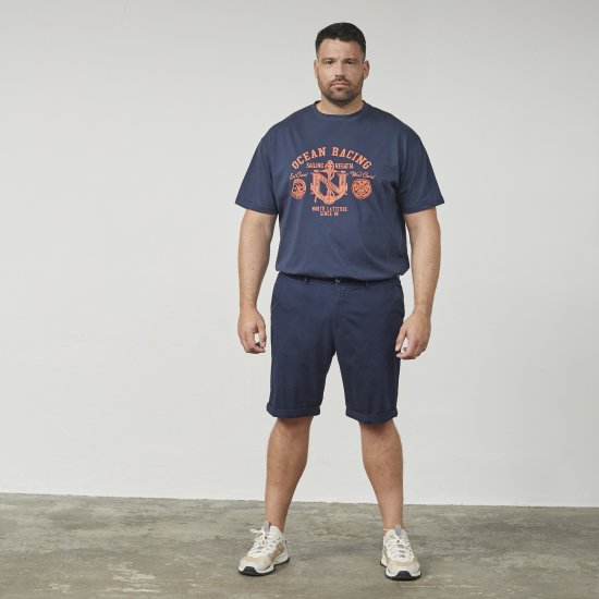 North Latitude 61147 Chino Šortai Jūrinė Mėlyna - Šortai - Šortai - W40-W60