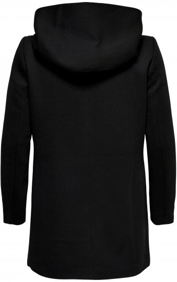 Only Carmakoma Sedona Light Coat Black - Žieminiai paltai - 