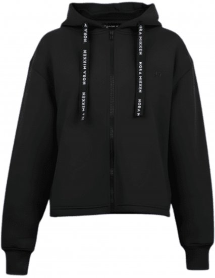 Nora Mikken GERTRUD Cropped Hoodie Black - Megztiniai ir džemperiai - 