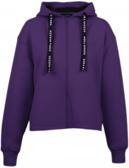 Nora Mikken GERTRUD Cropped Hoodie Purple - DRABUŽIAI MOTERIMS XS-XXL - 