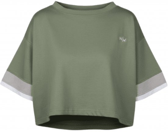Nora Mikken AGNES Crop Top Green - Marškinėliai - 
