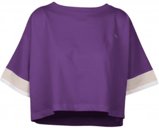 Nora Mikken AGNES Crop Top Purple - Marškinėliai - 