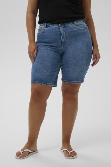 Kaffe Curve Emila Denim Shorts Blue - Šortai - 