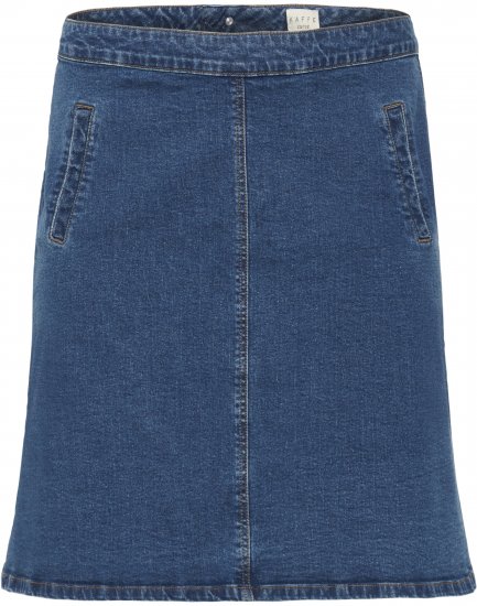 Kaffe Curve Leni Denim Skirt Blue - Sijonai - 