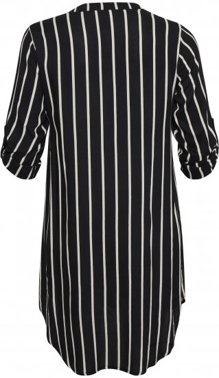 Kaffe Curve Milana Shirt Suknelė Juoda / Chalk juosta - Suknelės - 