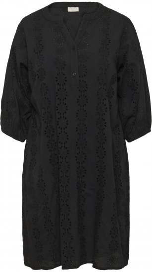 Kaffe Curve Dina Dress Black Deep - Midi suknelės - 