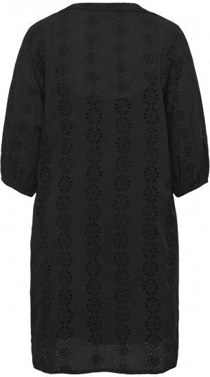 Kaffe Curve Dina Dress Black Deep - Midi suknelės - 