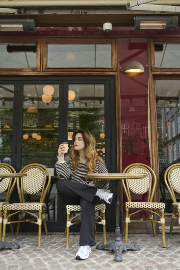 Kaffe Curve Jenna Platėjančios tamprės Gili juoda - Džinsai & Kelnės Didelėse Dydžiuose – Plus Size - 