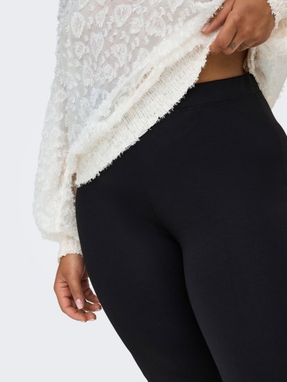 Only Carmakoma Pever Flared Pants Black - Kelnės - 