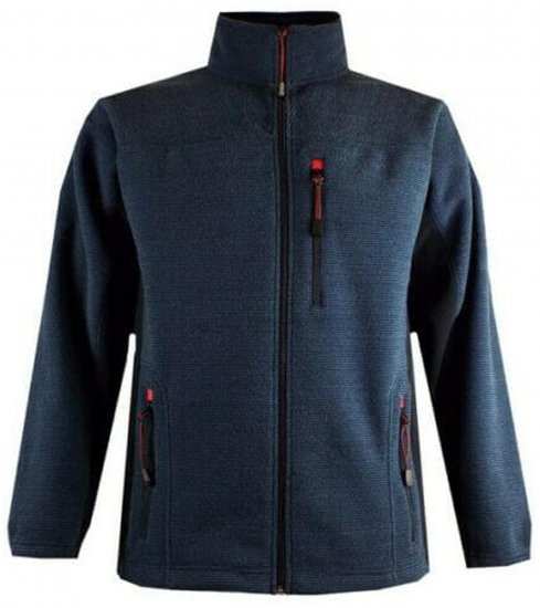 Espionage FL029 Fleece Sweatjacket Navy - Sportiniai drabuziai & outdoor - Dideliu dydziu sportiniai drabuziai vyrams
