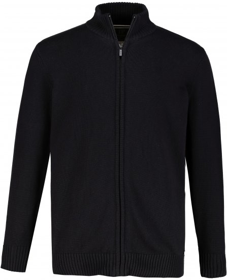 JP1880 Sweater Knitter with Zipper Black - Megztiniai ir džemperiai - Megztiniai ir Džemperiai - 2XL-14XL