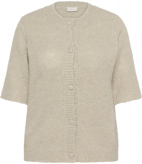 Kaffe Curve Emilia Cardigan Feather Grey Melange - Kardiganai - 