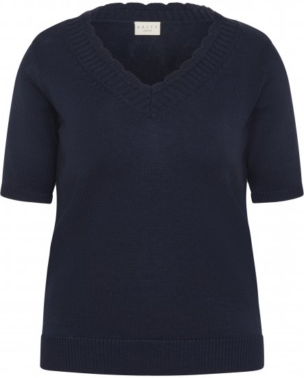 Kaffe Curve Leani Knitted Pullover Midnight Marine - Megzti megztiniai - 