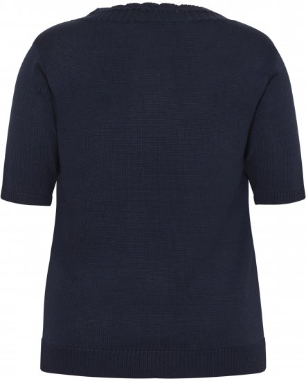 Kaffe Curve Leani Knitted Pullover Midnight Marine - Megzti megztiniai - 