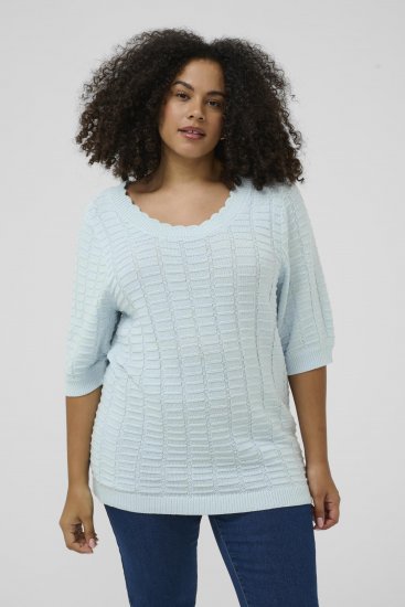 Kaffe Curve Lotia Pullover Nantucket Breeze Blue - Megzti megztiniai - 