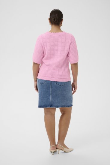Kaffe Curve Lotia Pullover Pink Frosting - Megzti megztiniai - 