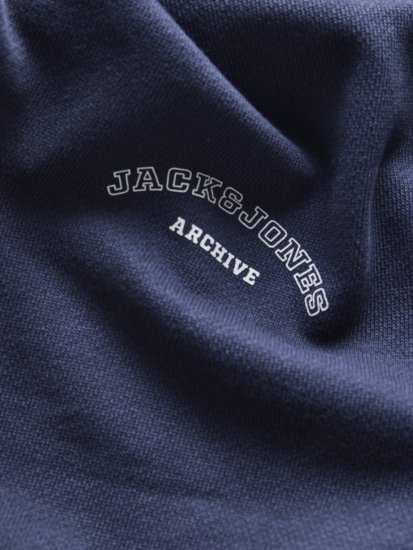 Jack & Jones College Logo Hoodie Navy - Megztiniai ir džemperiai - Megztiniai ir Džemperiai - 2XL-14XL