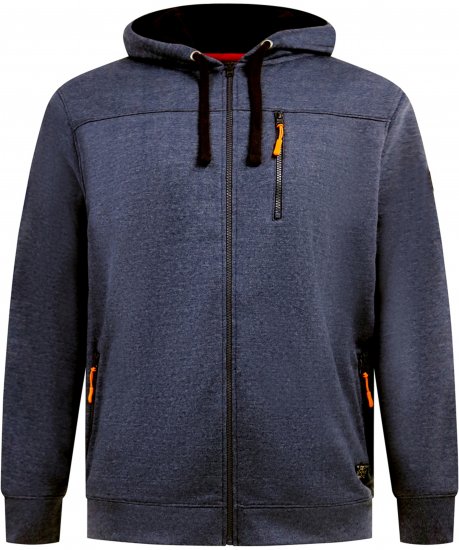 D555 Mansfield Hoodie with Zipper Navy - Megztiniai ir džemperiai - Megztiniai ir Džemperiai - 2XL-14XL