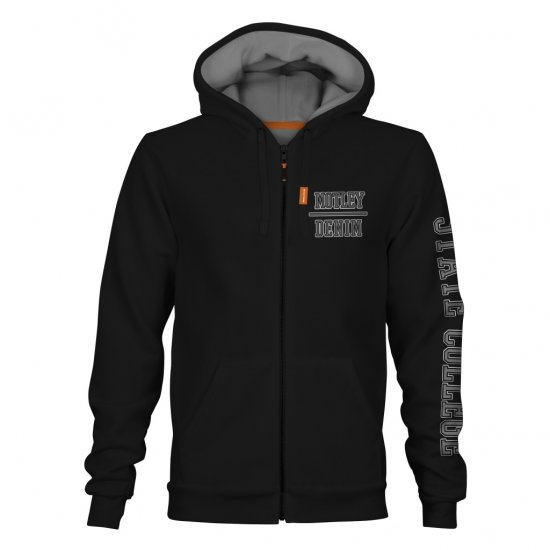 Motley Denim Lyon Hoodie Black - Megztiniai ir Džemperiai - Megztiniai ir Džemperiai - 2XL-14XL