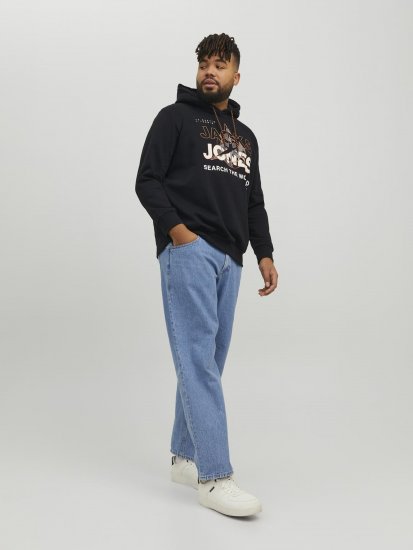 Jack & Jones Hunt Hoodie Black - Megztiniai ir džemperiai - Megztiniai ir Džemperiai - 2XL-14XL