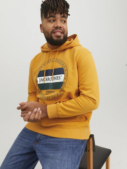 Jack & Jones Codyy Hoodie Yellow - Megztiniai ir džemperiai - Megztiniai ir Džemperiai - 2XL-14XL