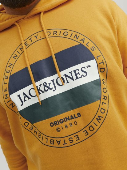 Jack & Jones Codyy Hoodie Yellow - Megztiniai ir džemperiai - Megztiniai ir Džemperiai - 2XL-14XL